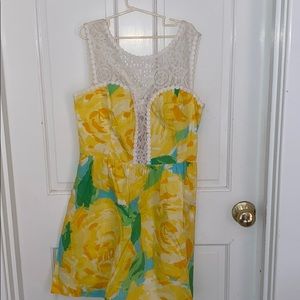 NWOT yellow Lilly Pulitzer dress